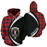 Robertson Modern Tartan Crest Hoodie - Circle Style